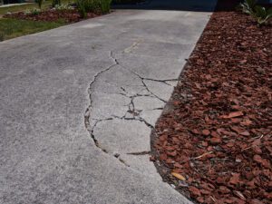 Cracked Concrete Driveway | Pro Polyjacking