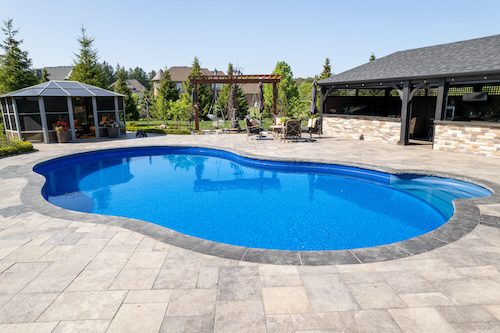 Inground Residential Pool in Backyard | Pro Polyjacking