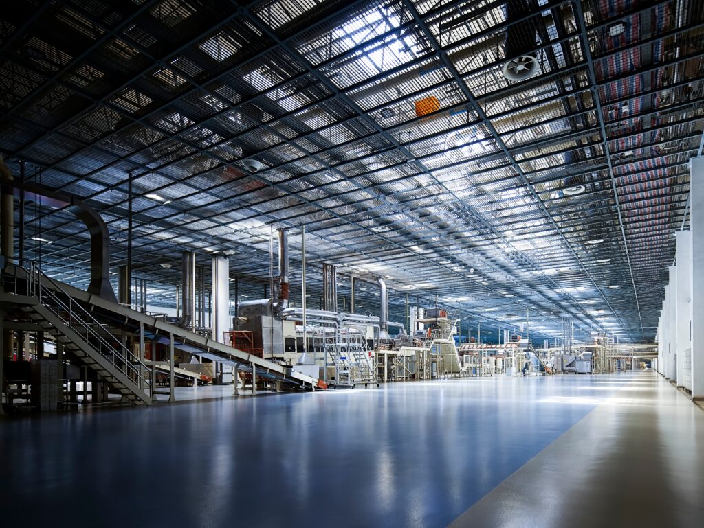 Heavy Machinery in a Factory