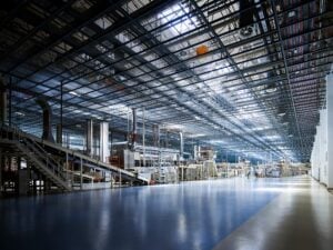 Heavy Machinery in a Factory