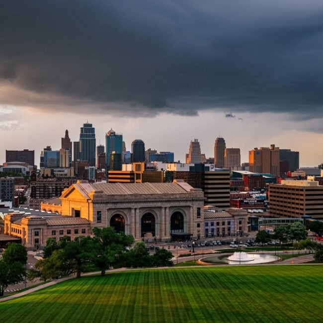 concrete leveling - storm in kansas city